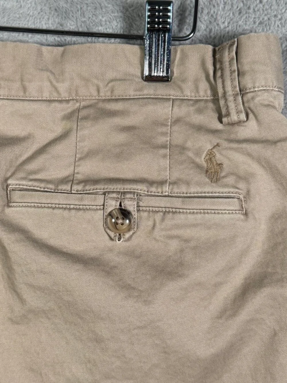 Polo Ralph Lauren Shorts Mens 32 Tan Stretch Classic Fit Chino Flat Front